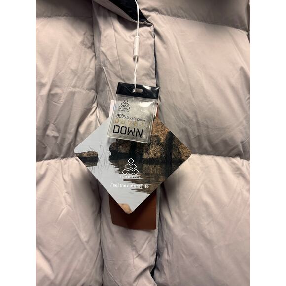 NWT iDomosee L 90% Down Puffer Coat w/ Removable Hood - Picture 8 of 11